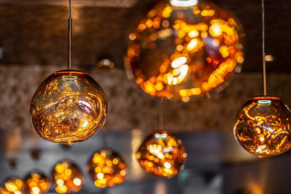 Cinnamon Culture Indian restaurant | Tom Dixon lighting | Interior Designers